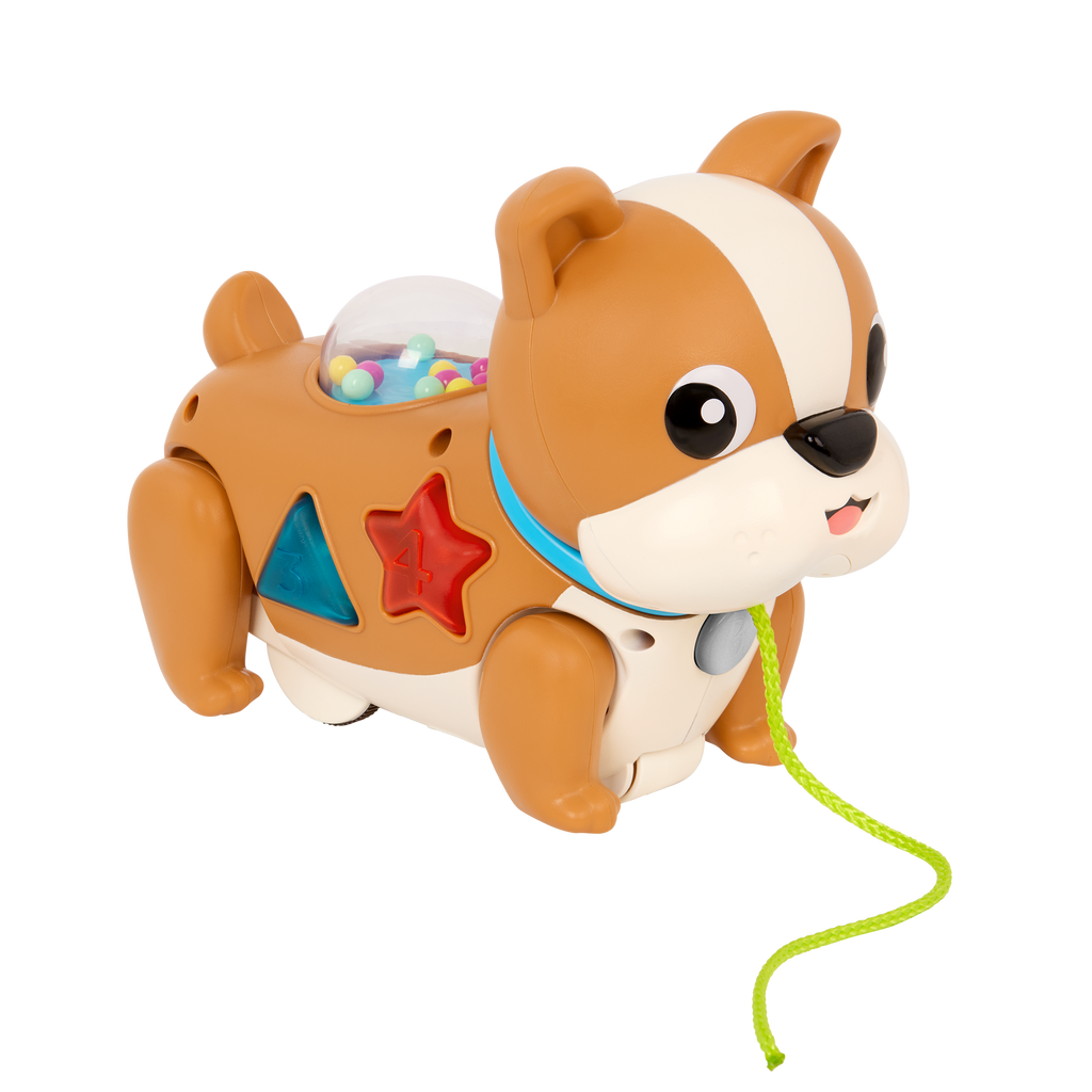 Pull toy dog with lights and sounds learning walking