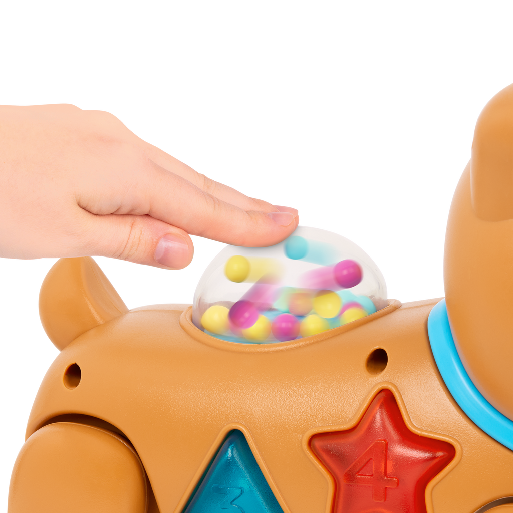 Pull toy dog with lights and sounds learning walking