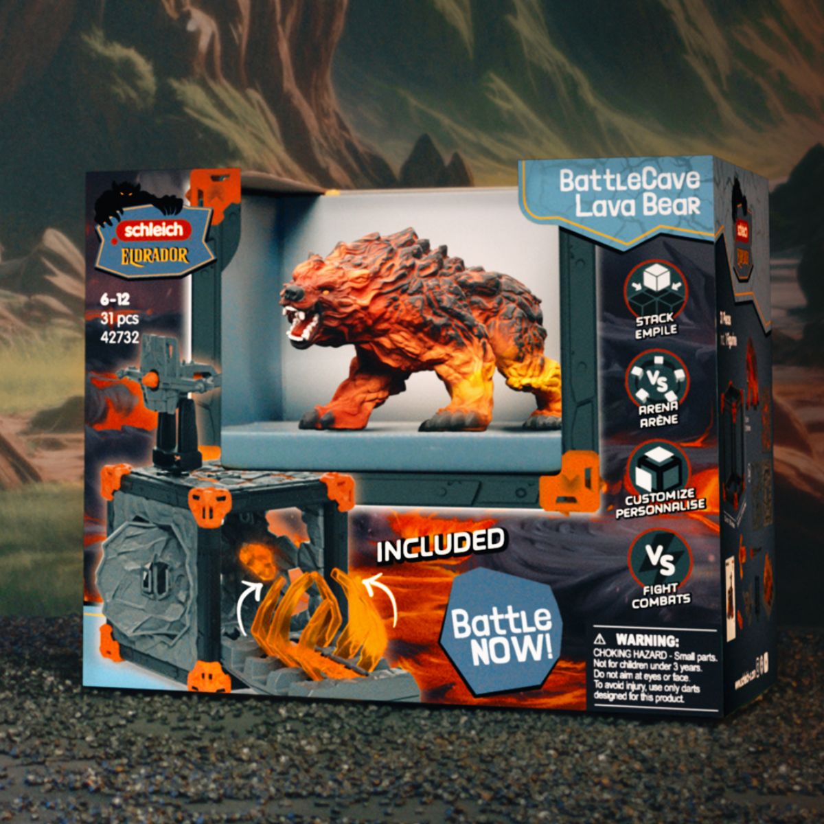 Schleich - BattleCave Lava Bear