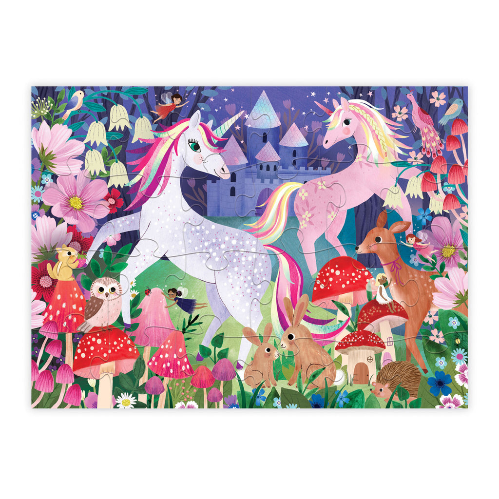 Crocodile Creek - Little Building Puzzle 24 pc - Unicorn Castle