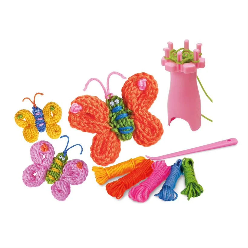 4M - Little Craft Spool Knit Butterflies Kit – The Play Room