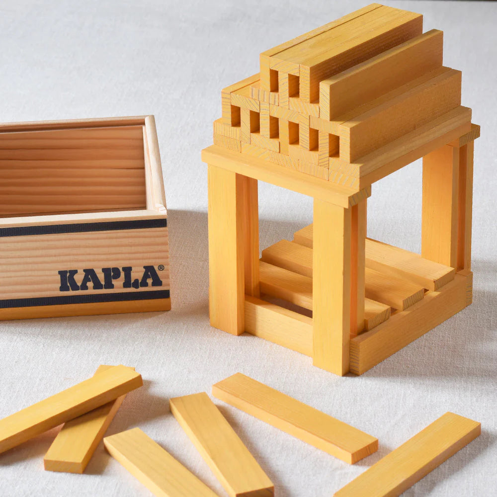 KAPLA - Square Box Yellow