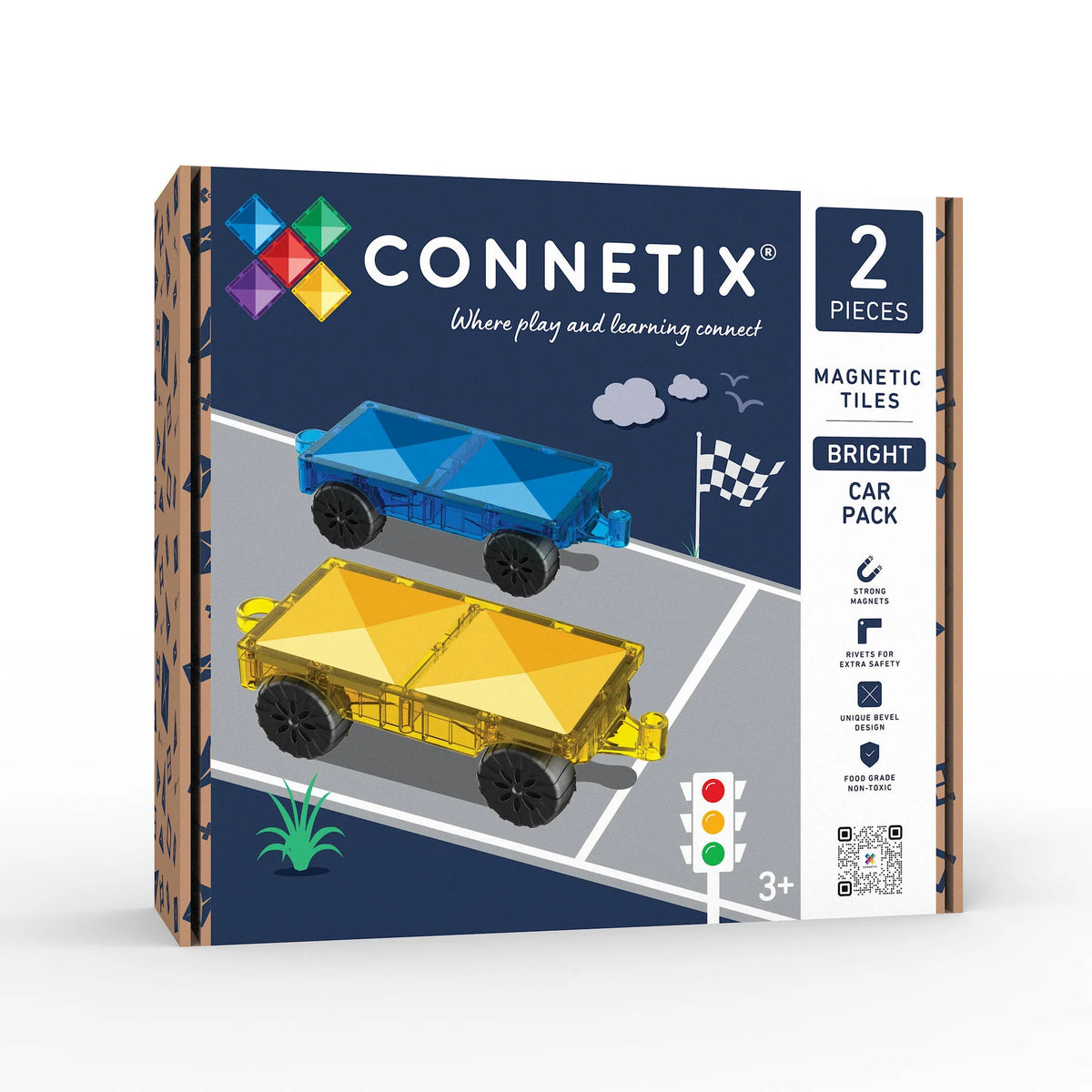 Connetix - Bright Car Pack 2PC
