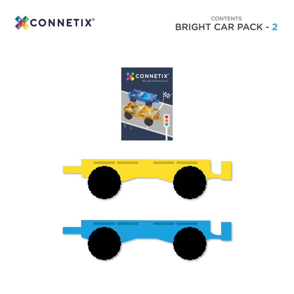 Connetix - Bright Car Pack 2PC