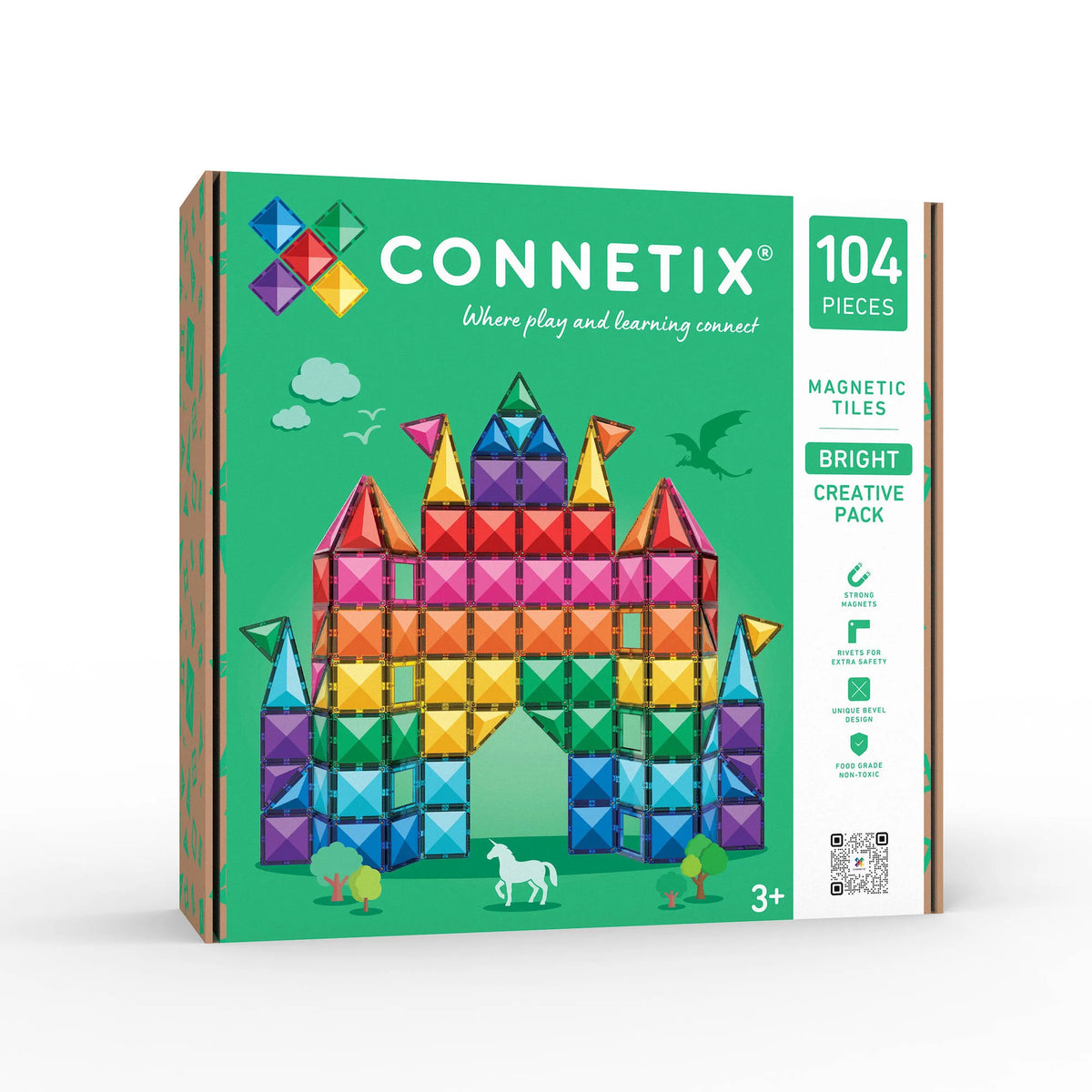 Connetix - Bright Creative Pack 104PC