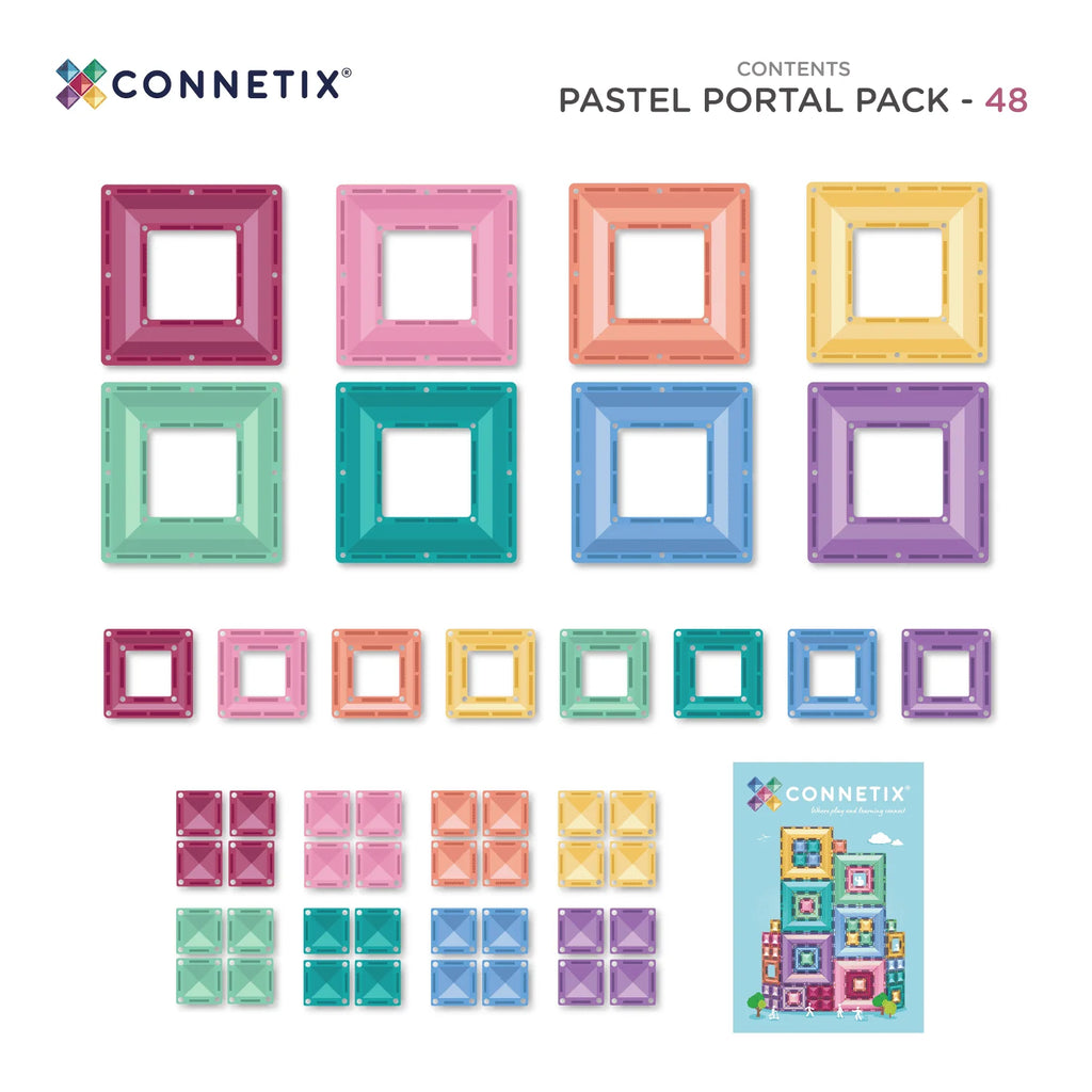 Connetix - Pastel Portal Pack 48pc