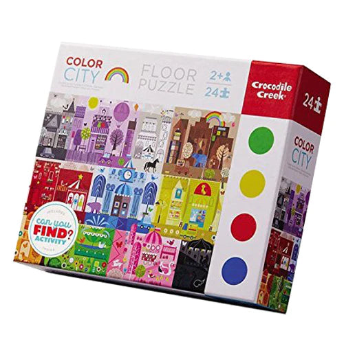 Crocodile Creek - Puzzle 24pcs - Colour City