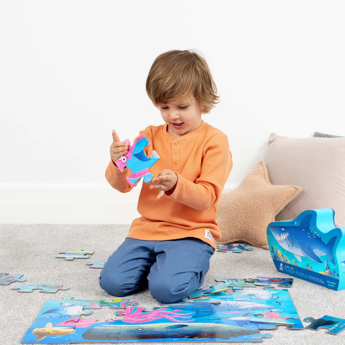 Crocodile Creek Puzzle 48 Pezzi E Memory Game Dinosauri: Gioco Educativo Per Bambini