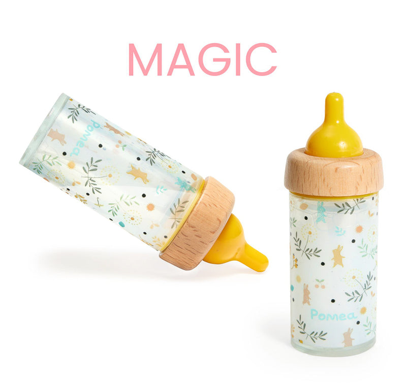 Djeco - Baby Pomea Doll's Magic Feeding Bottle