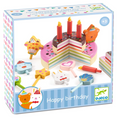 Djeco - 16 piece Happy Birthday Cake & Candles Set