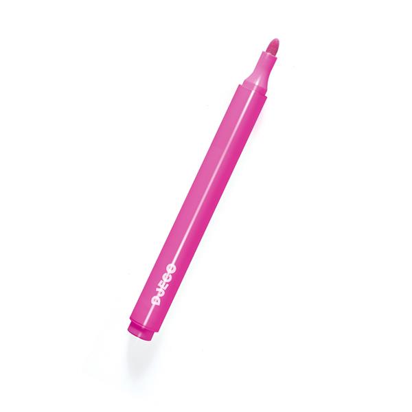 Djeco - 6 Opaque 80's Colour Felt Markers