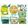 Djeco - Letter Invitation Set - Dino Rock