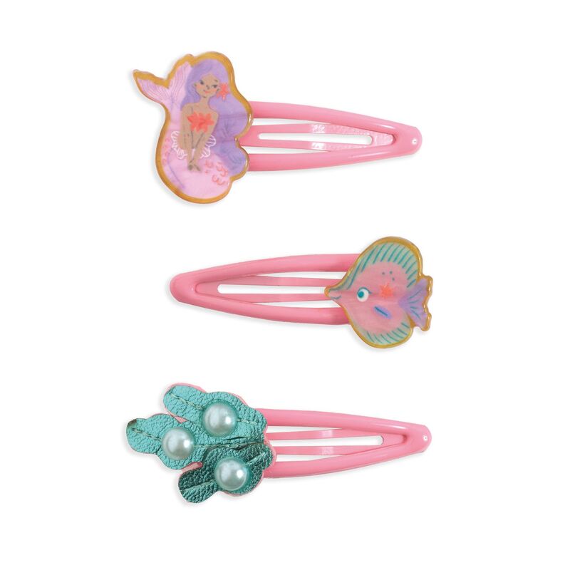 Djeco - Marina Mermaid Snap Hairclips