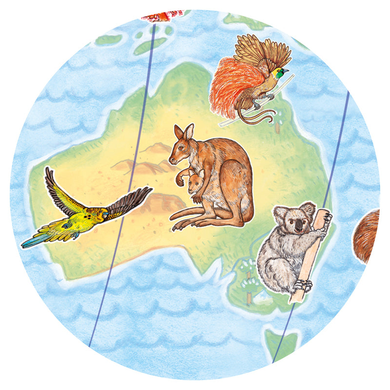 Djeco - Puzzle Observation 100pcs - World Animals