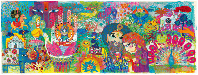 Djeco Puzzle Gallery 1000pc Magic India