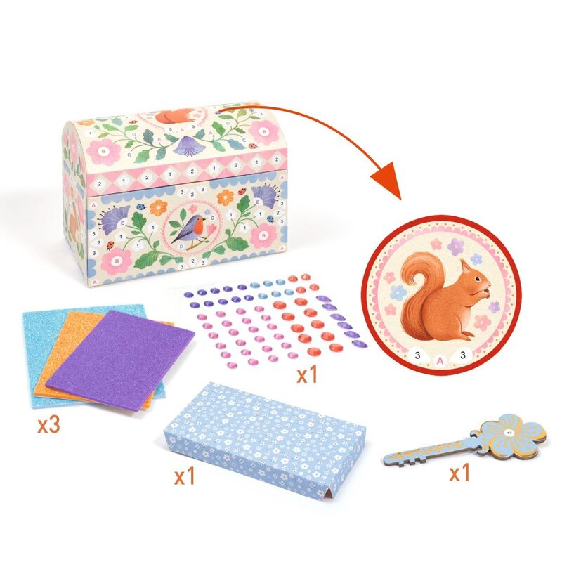 Djeco - Do it Yourself - Chest to Decorate