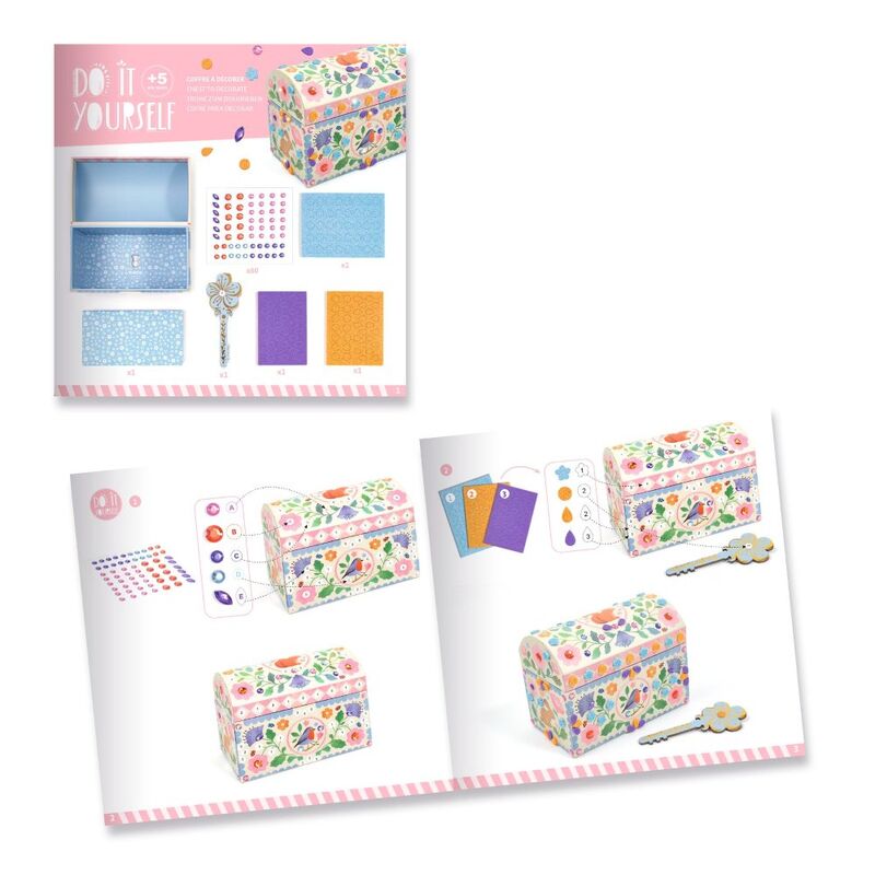Djeco - Do it Yourself - Chest to Decorate