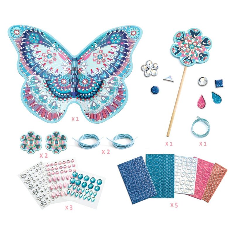 Djeco - Do it Yourself - Fairy Wings & Wand Kit