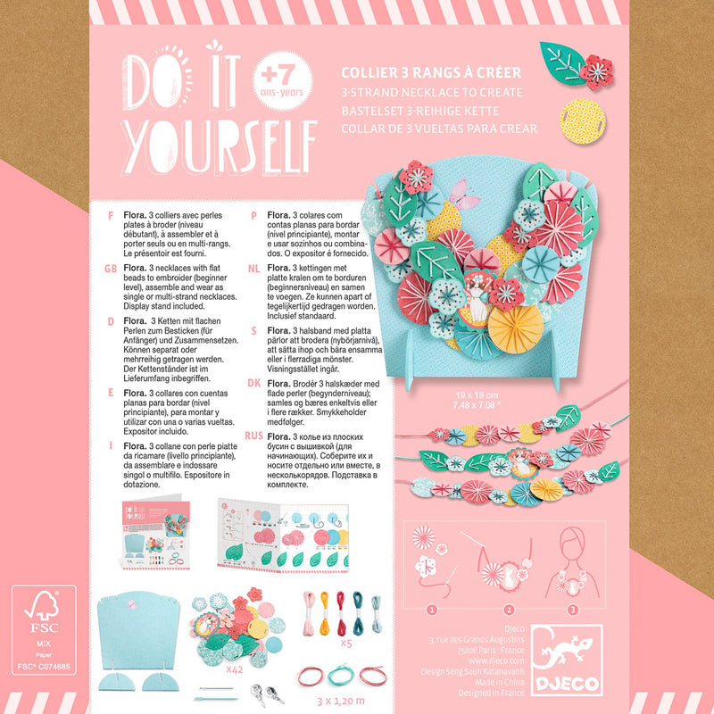 Djeco - Do it Yourself - Flora Necklace Kit