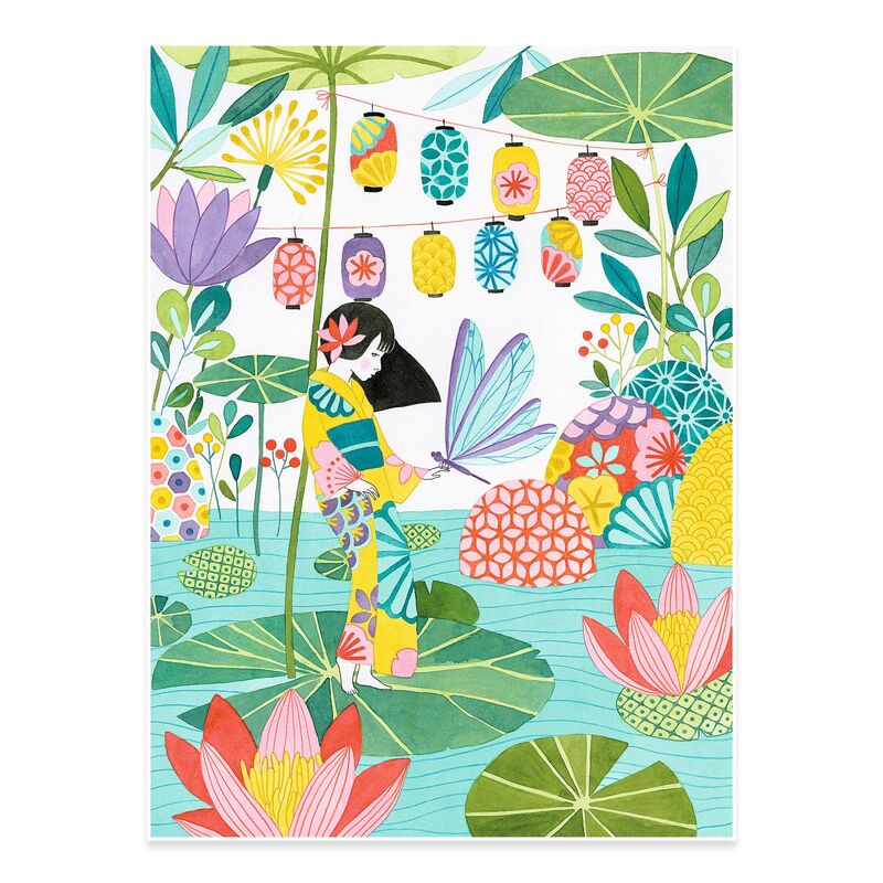 Djeco - Colouring Gallery - Japan