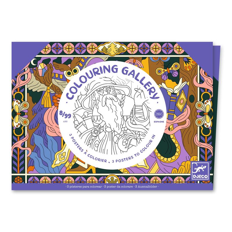 Djeco - Colouring Gallery - Heroic
