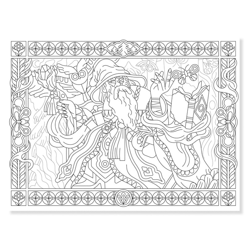 Djeco - Colouring Gallery - Heroic
