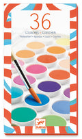 Djeco - 36 Gouache Colour Paint Palette