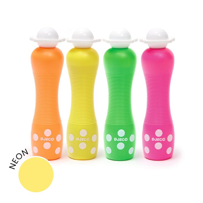 Djeco - Large Dot Foam Markers - Fluro
