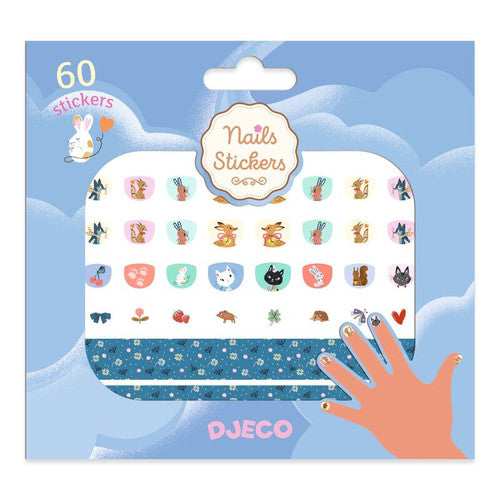 Djeco - 120 Cutie Nail Stickers