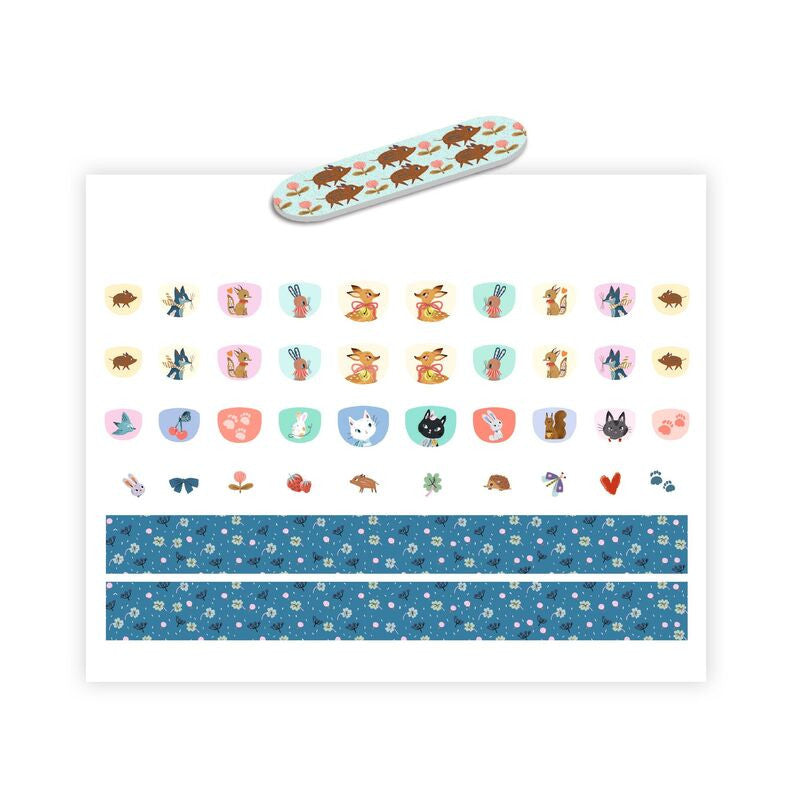 Djeco - 120 Cutie Nail Stickers