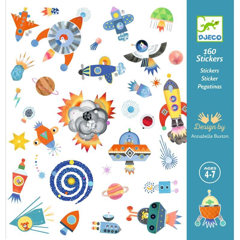 Djeco - Interstellar 160 Stickers