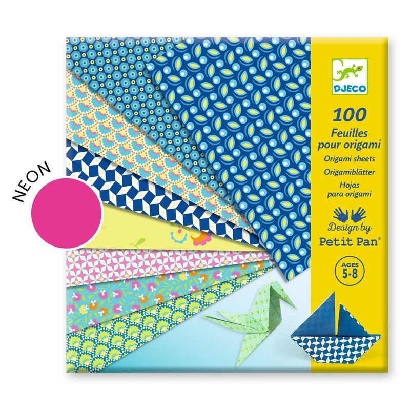 Djeco - Natsu 100 Origami Sheets by Petit Pan