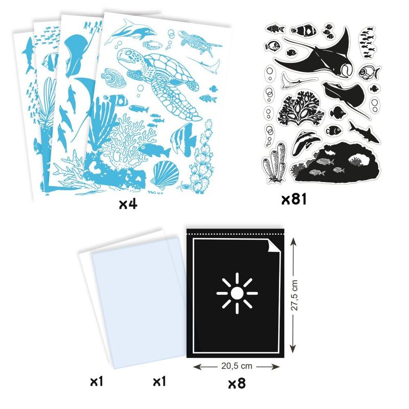 Djeco - Cyanotype Sealife