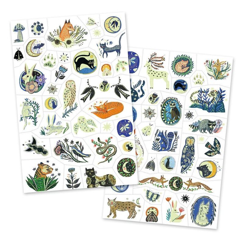 Djeco - Nighttime Glow in the Dark Tattoos