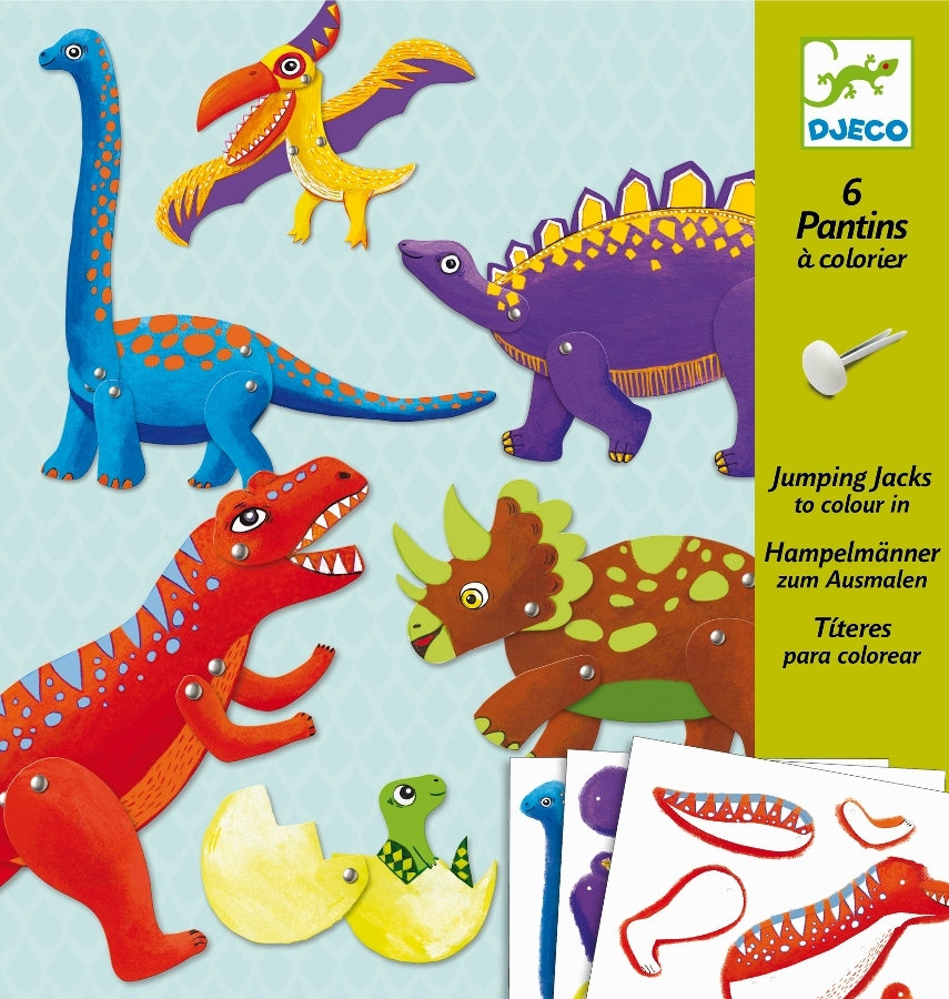 Djeco - Dinos Small Puppets