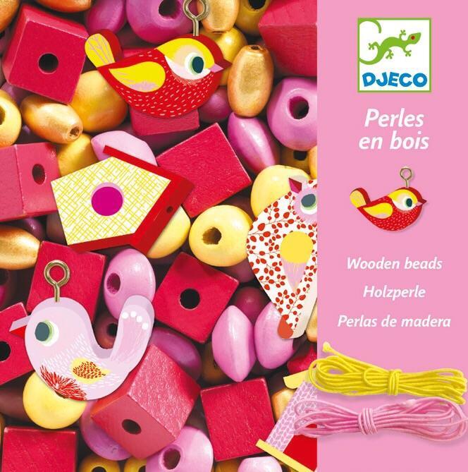 Djeco - Birds Wooden Beads