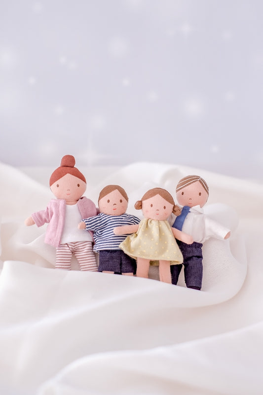 Bonikka - Tiny Doll Family of 4