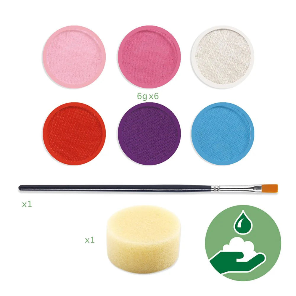 Djeco 20 - Face Paint Metallic