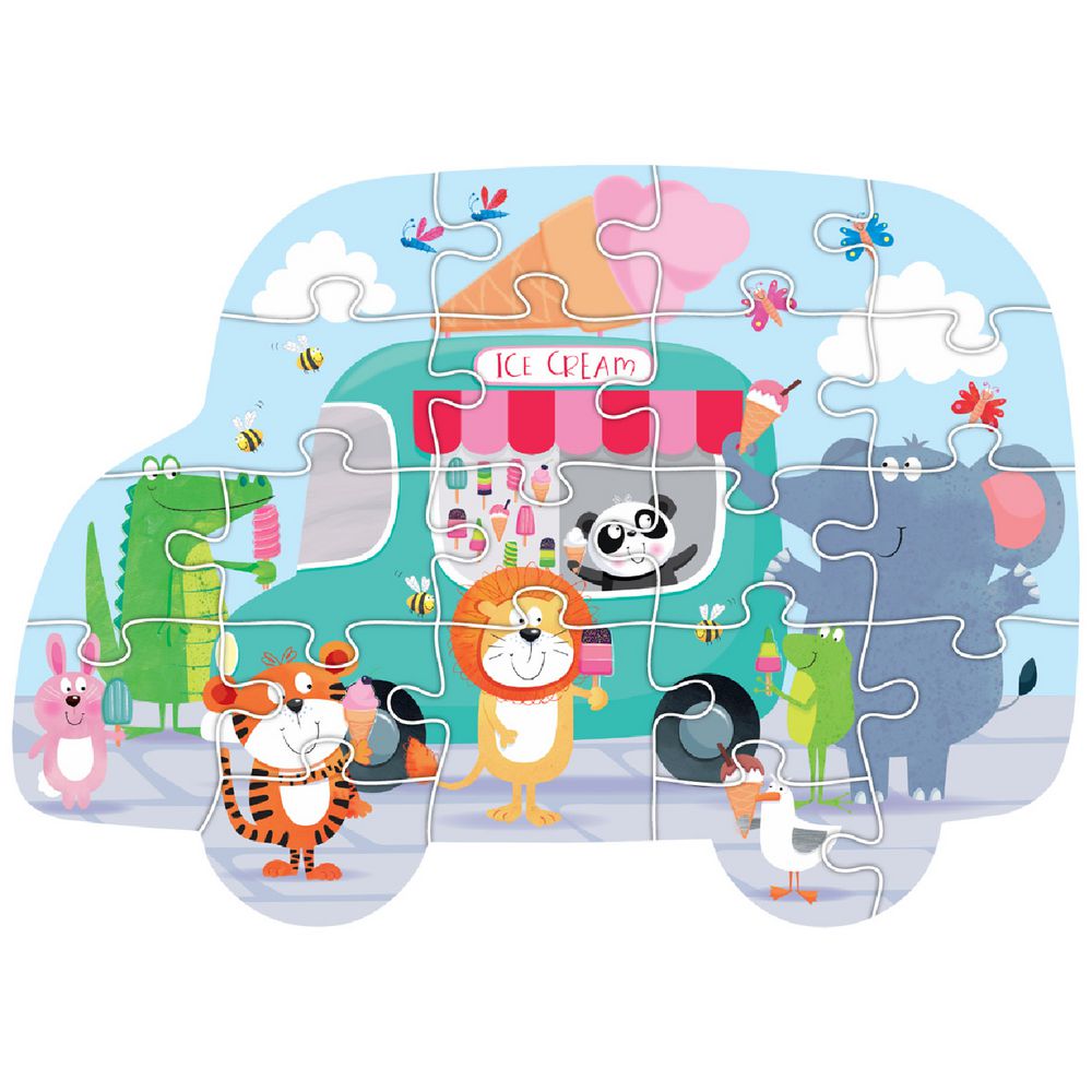 Edvantage - Ice Cream Party Truck Puzzle 20pc