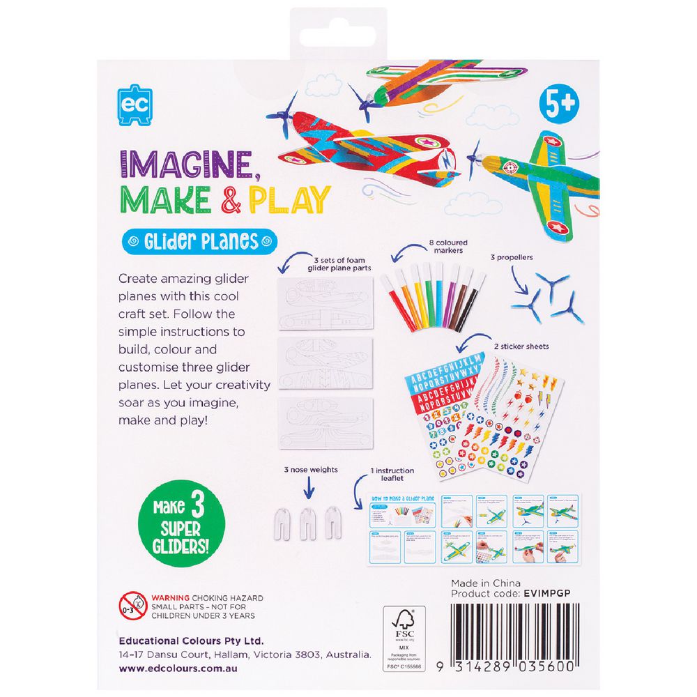 Edvantage - Imagine, Make & Play Glider Planes