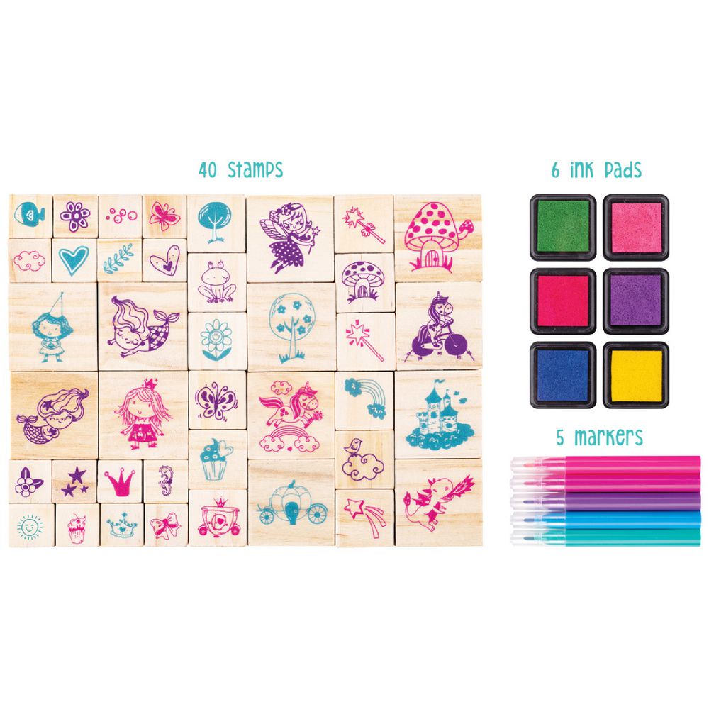 Edvantage - Wooden Stamp Set - Once upon a Time