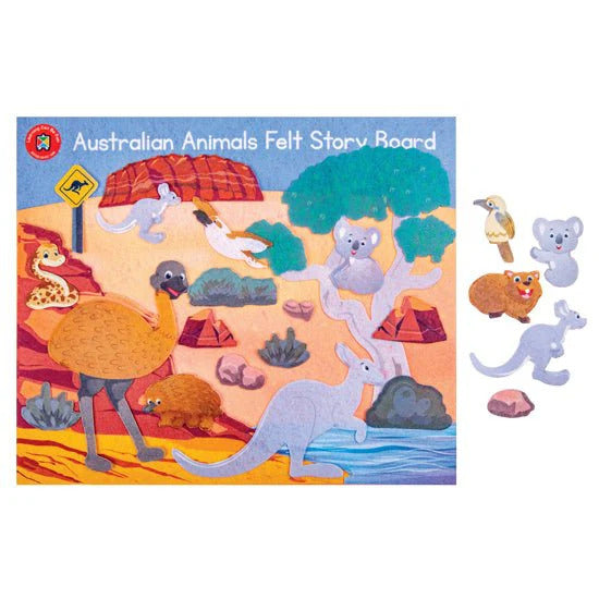 Edvantage - Felt Learning Board Australian Animals