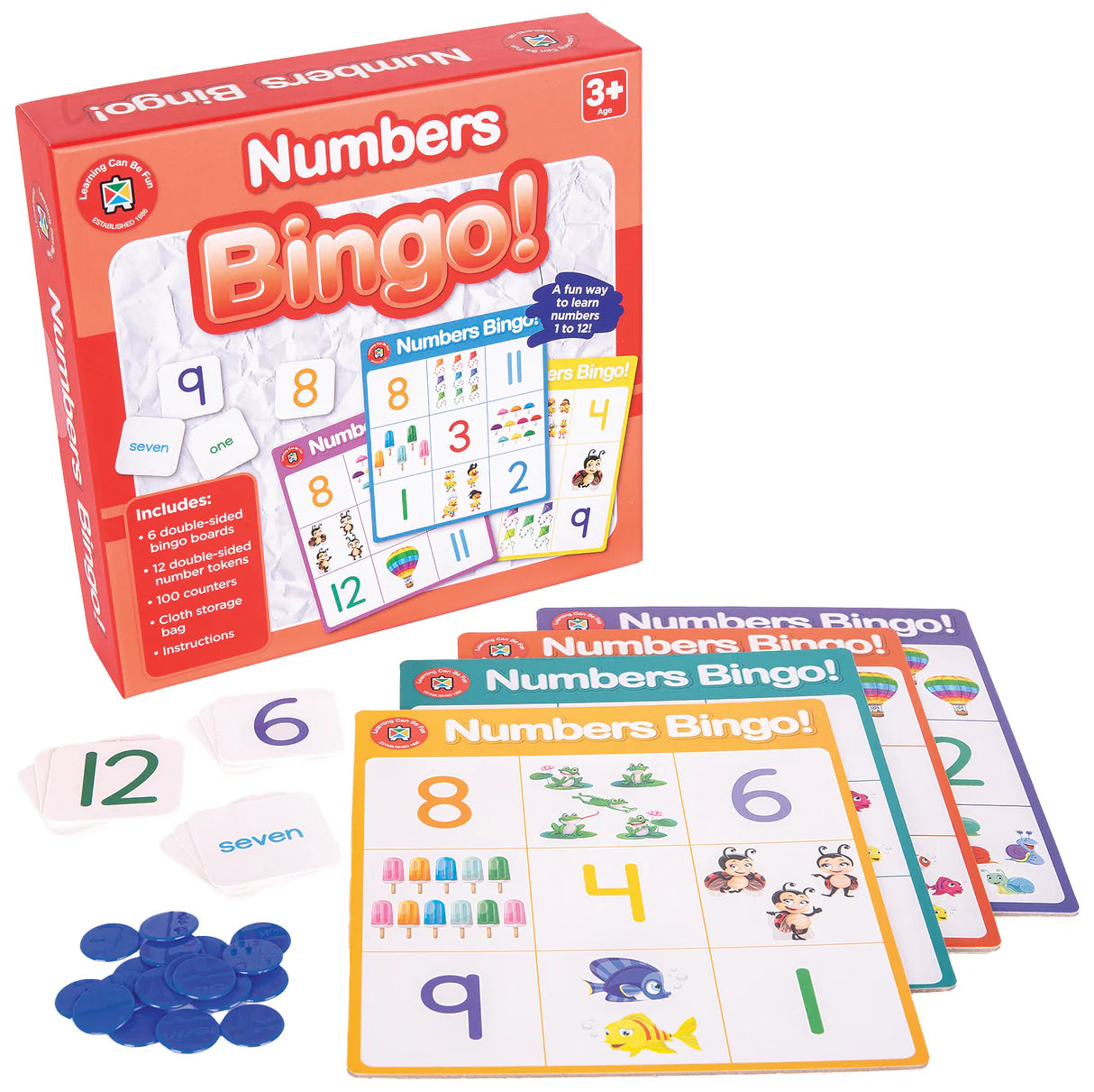 Edvantage - Numbers Bingo Game