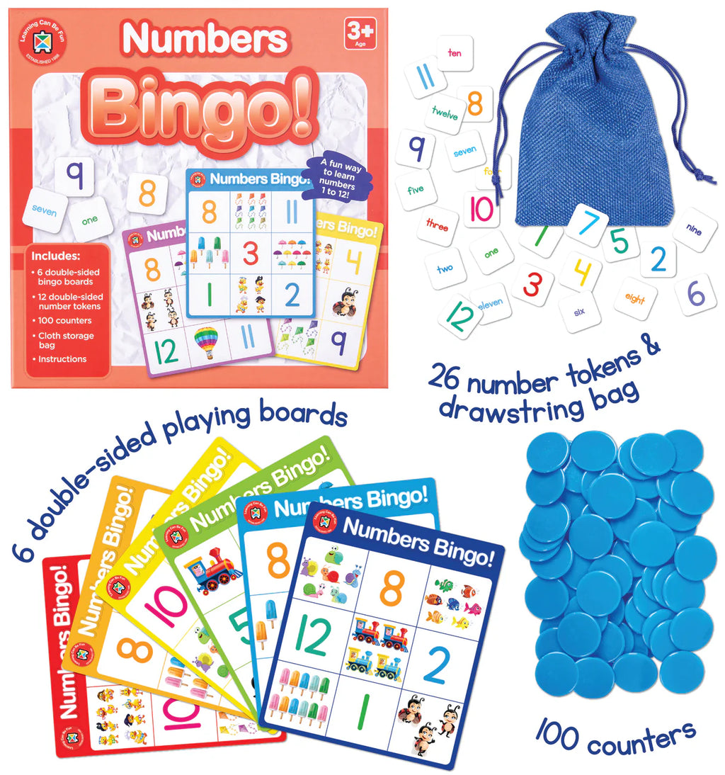Edvantage - Numbers Bingo Game
