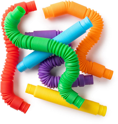 Sensory Sprouts - Rainbow Pull Pipes
