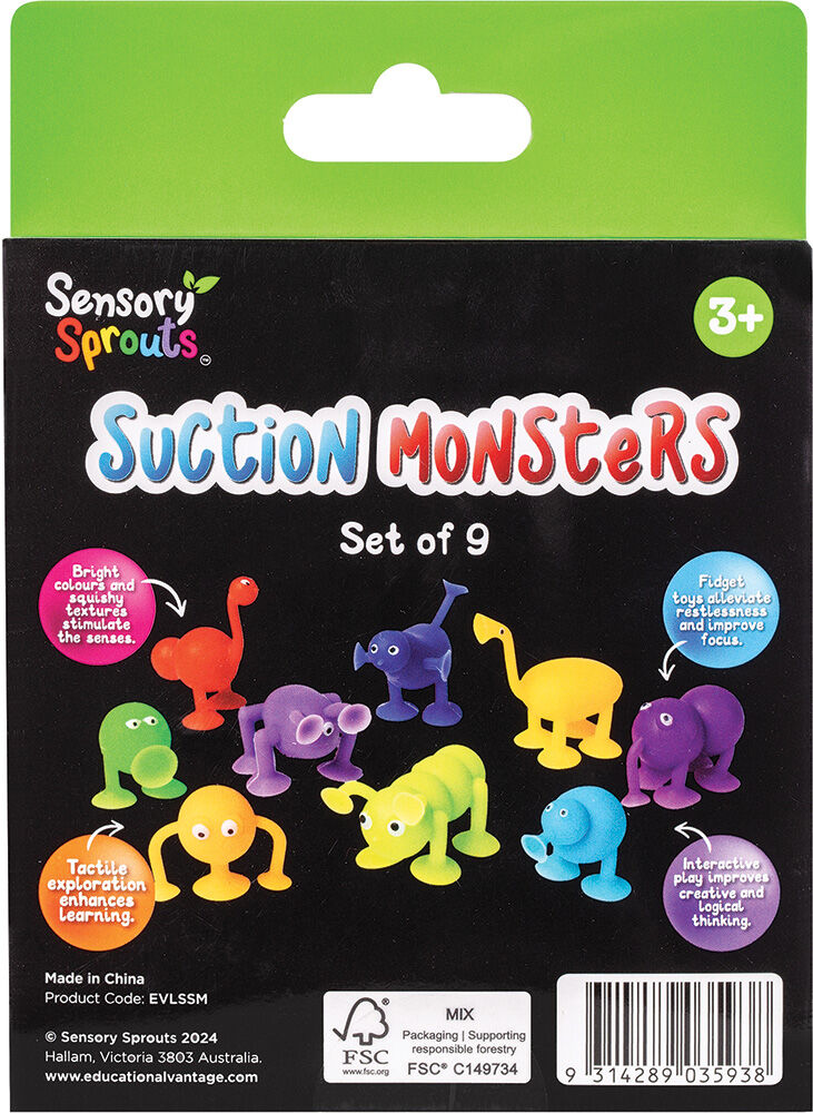 Sensory Sprouts - Suction Monsters