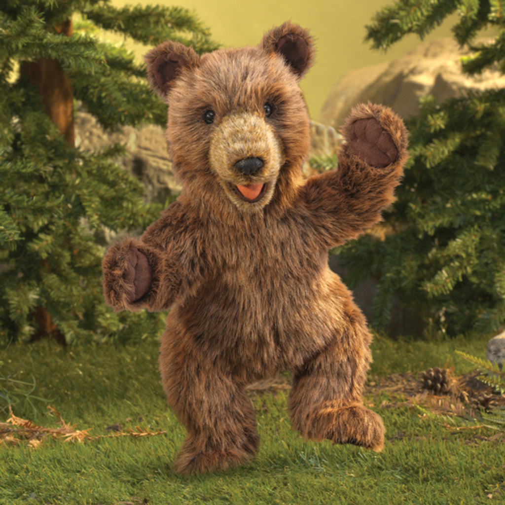 Beer Puppet Folkmanis - Bear Cub Puppet – The Play Room