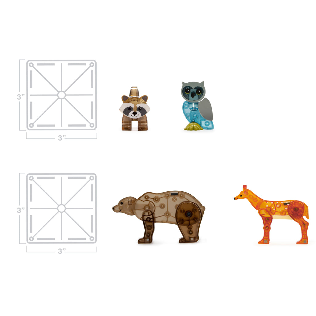 Magna Tiles - Forest Animals Set - 25 piece