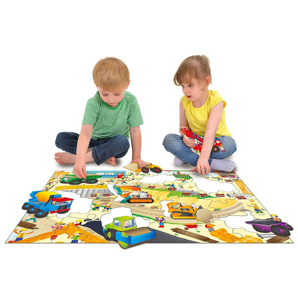 Galt - Giant Floor Puzzle 30pcs - Construction Site