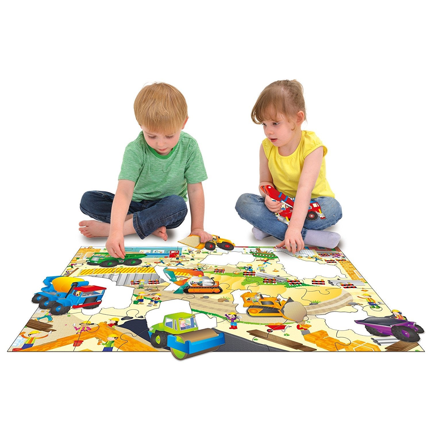 Galt - Giant Floor Puzzle 30pcs - Construction Site